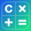 أيقونة البرنامج: Big Button Calculator Pro