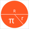 أيقونة البرنامج: Circle Calculator Pi Radi…