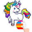 程序图标：Unicorn Color by Number  …