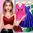 Иконка программы: Fashion girl Dress up  Ma…