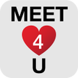 Programın simgesi: Meet4U - Chat Love Single…