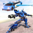 Иконка программы: Flying Limo Car Robot War