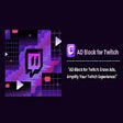 Pictogram van programma: AD Block for Twitch - Twi…