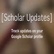 Icon of program: Scholar Updates