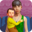Ikona programu: Single Mom Sim Family Lif…