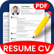 أيقونة البرنامج: Resume Builder PDF - CV M…