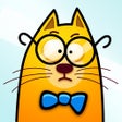 ไอคอนของโปรแกรม: Brain Cat Game - Funny IQ…