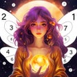 أيقونة البرنامج: Fairy Color - Paint by nu…