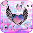 Cute Galaxy Wings Theme icon