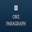 Icon of program: One Paragraph