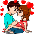Иконка программы: Love Story Stickers