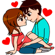 Иконка программы: Love Story Stickers
