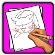 Learn Drawing and Coloring Cat