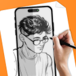 Иконка программы: AR Drawing : Trace to Ske…