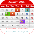 أيقونة البرنامج: Ghana Calendar 2023