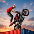 Ícone do programa: Dirt Bike Roof Top Racing…