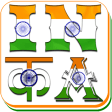 Indian Flag Alphabet Letters DP Maker