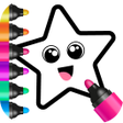 程序图标：Toddler coloring apps for…