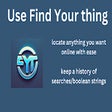 程序图标：Find Your Thing