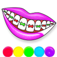 程序图标：Rainbow Lips Coloring Boo…