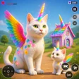 Icoon van programma: Unicorn Cat Princesses Fa…
