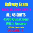 RRB JE 2019 CBT-1 Question Ban icon