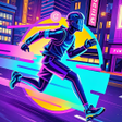 رمز البرنامج: Running Happily