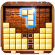 wood block puzzle icon