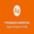 ไอคอนของโปรแกรม: Typography Inspector
