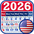 プログラムのアイコン：US Calendar 2023