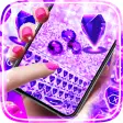 Purple Diamond Keyboard Theme
