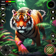 Ikon program: Tiger Game 3D Family Simu…