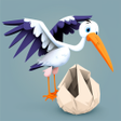 プログラムのアイコン：Stork Delivery 3D