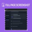 Programın simgesi: Full Page Screenshot