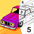Ikona programu: Cars Color By Number Book