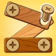 Wood Puzzle: Nuts And Bolts