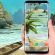 Beach Live Wallpaper HD Background: Island 3D