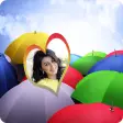 Umbrella Photo Frames - rainy expose selfie editor