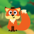 Forest adventure educational icon