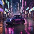 Icoon van programma: Purple Porsche Under Toky…