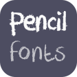 Pencil Fonts for Samsung OPPO and HTC phones