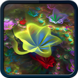 プログラムのアイコン：4D花の壁紙