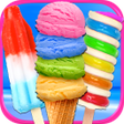 ไอคอนของโปรแกรม: Rainbow Ice Cream  Popsic…