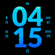 プログラムのアイコン：Big Ocean Blue Watch Face