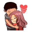 ไอคอนของโปรแกรม: Animated Love Stickers