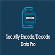 Security Encode/Decode Data Pro