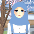 أيقونة البرنامج: Hijab Sakura School Wallp…