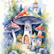 ไอคอนของโปรแกรม: Mushroom Coloring Mindful…