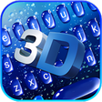 أيقونة البرنامج: Blue 3d Water Drop Keyboa…