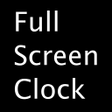 أيقونة البرنامج: Fullscreen Clock